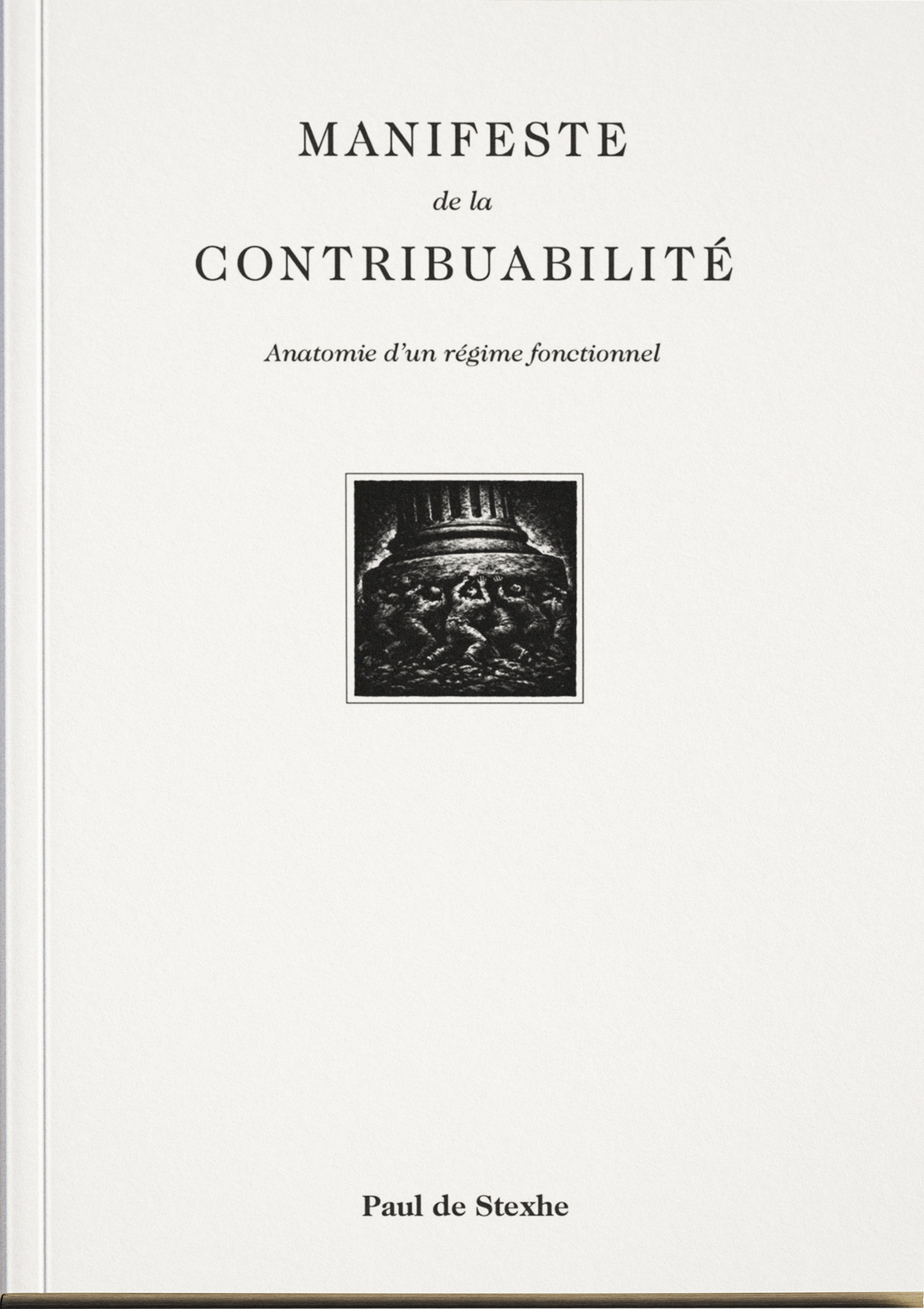 Couverture du livre Manifeste de la contribuabilité
